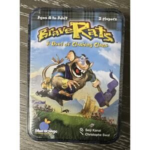 Brave Rats Card Game by Seiji Kanai 2014 Blue Orange Games, New and Sealed